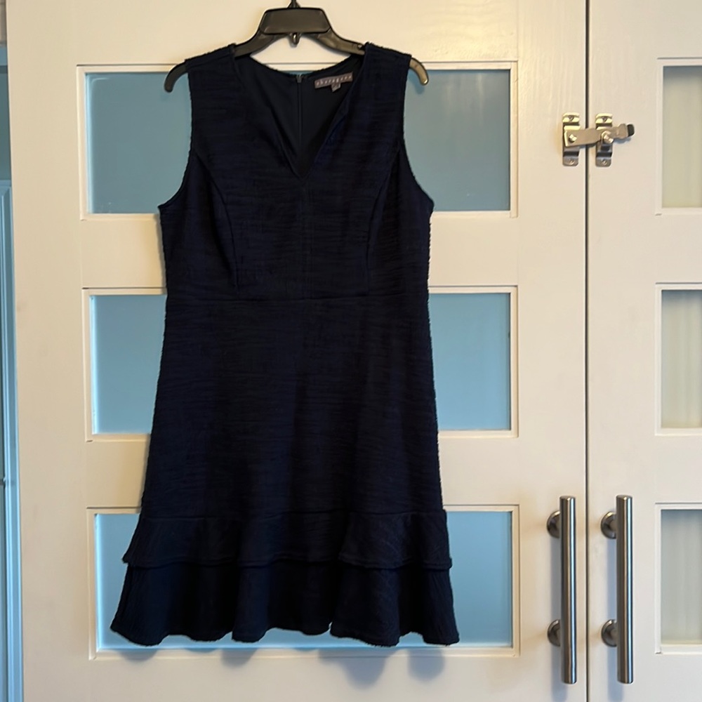 BOGO V-neck dress, navy